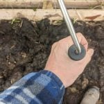 Using the Ejwox compost aerator.