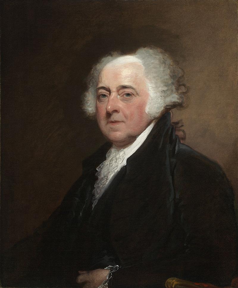 Potrait of John Adams. 