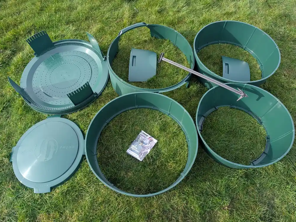 Green Johanna bin parts.