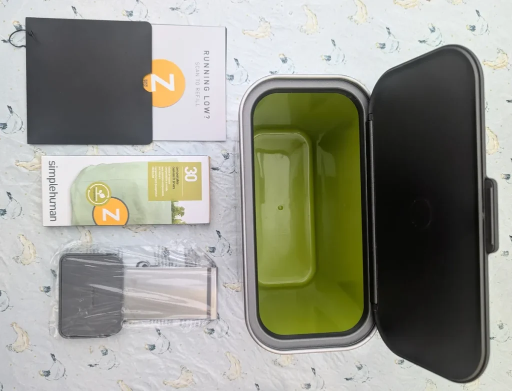 Top shot of the Simple Human