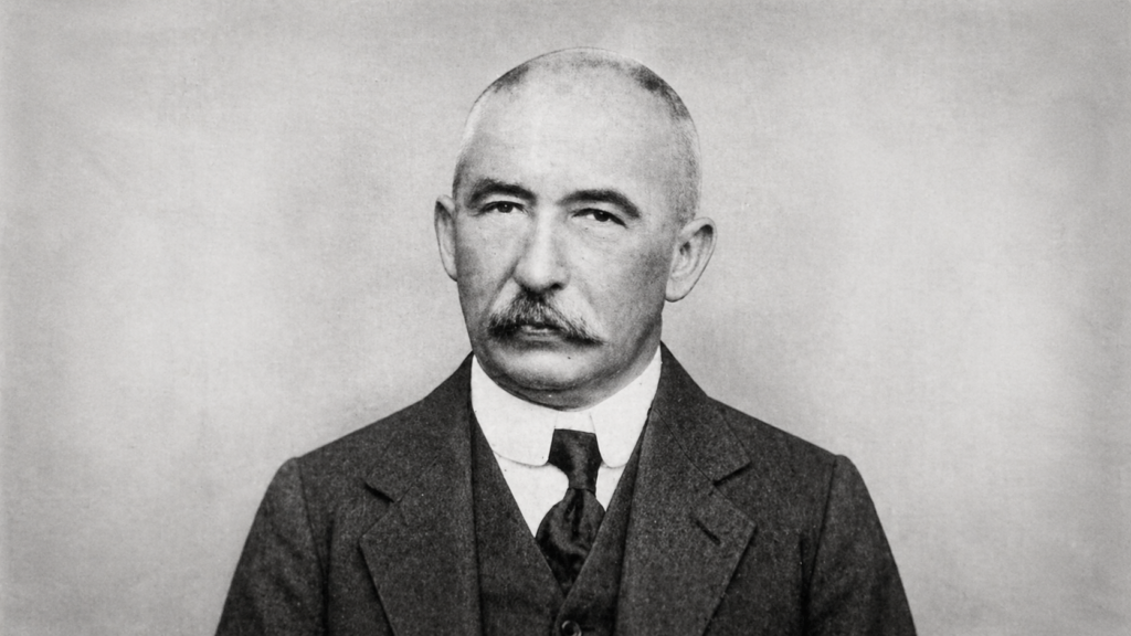 A restored photo of Albert Howard.